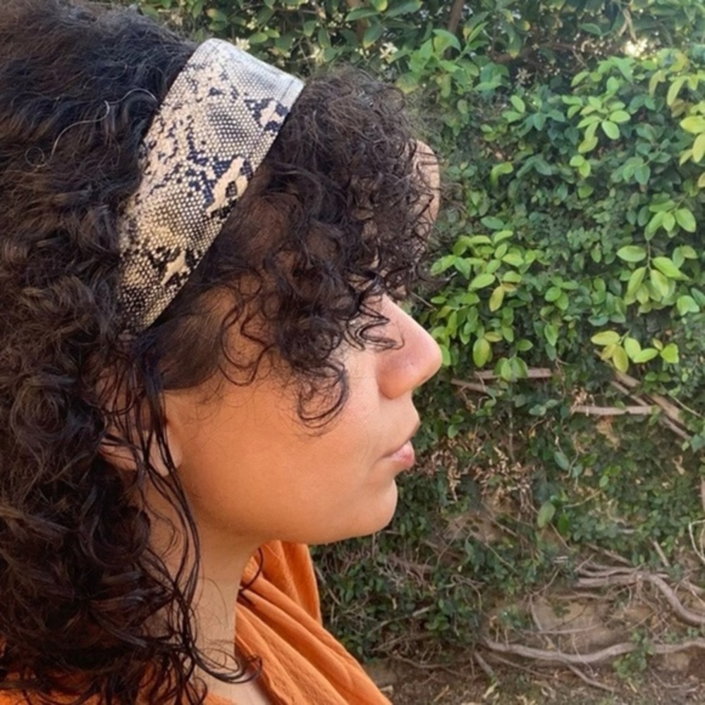 Snake Skin Faux Leather Headband